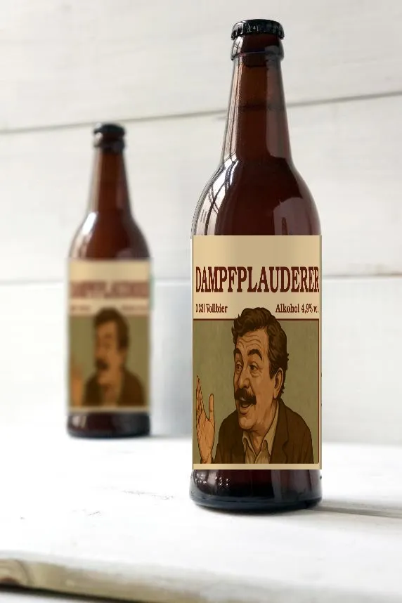 Flasche Dampfplauderer
