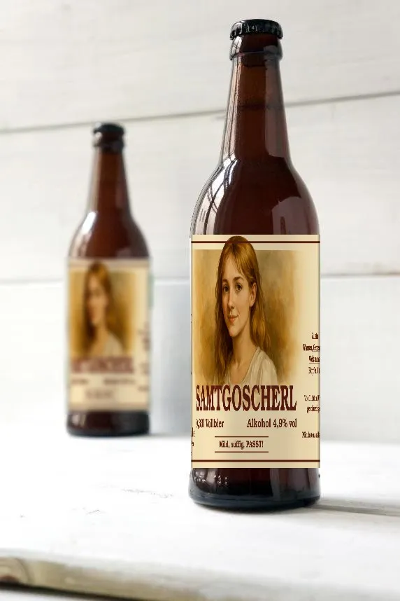 Flasche Samtgoscherl